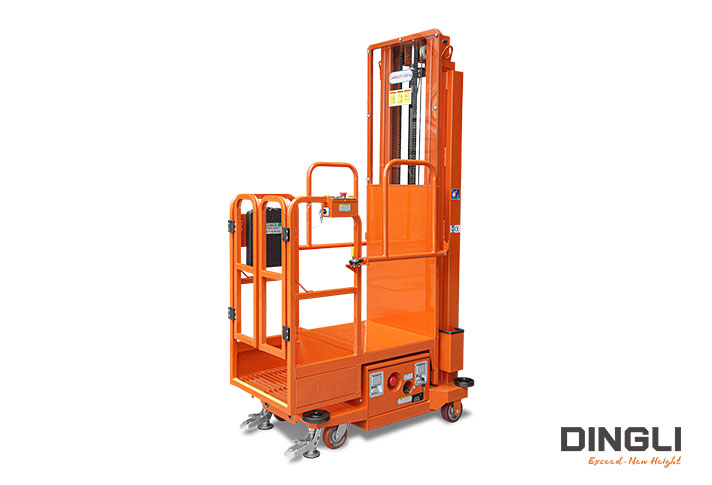 Оранжевый складской подъемник Dingli DYT2‐2.7S