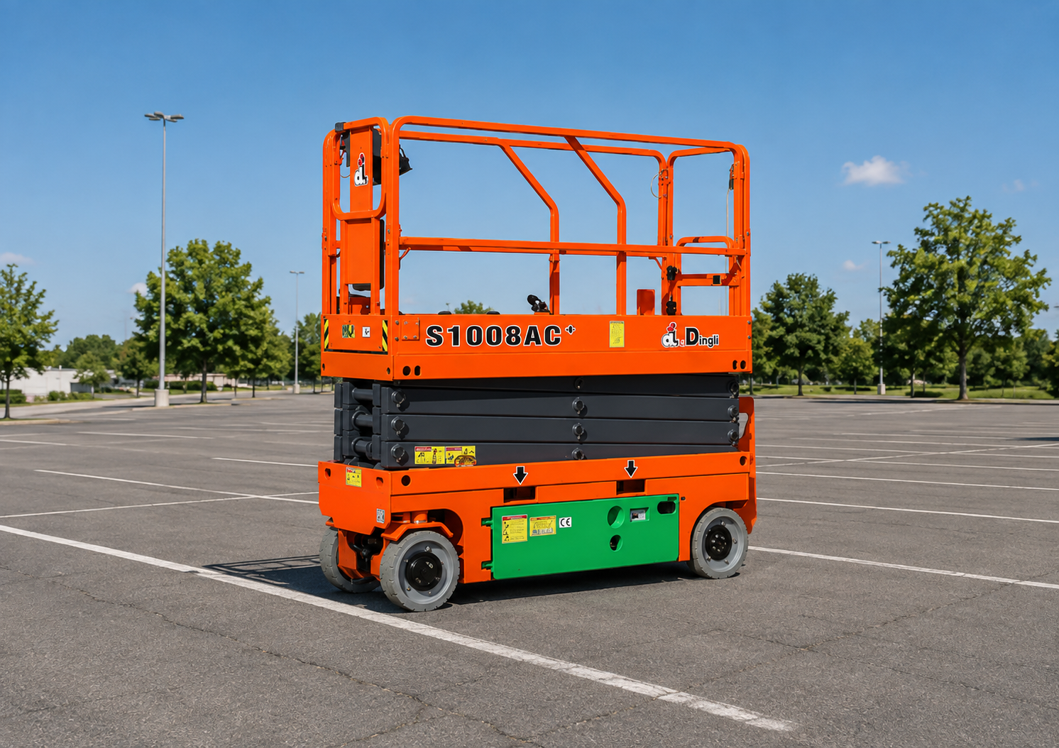 Ножничный подъемник Dingli S1008AC+